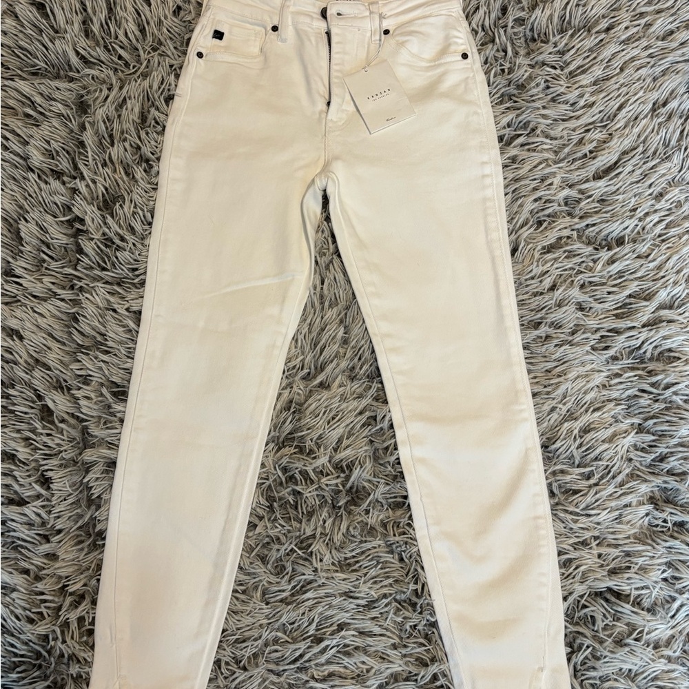 KanCan Women's white Skinny Jeans